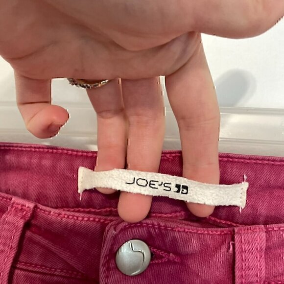 JOE'S JEANS JOES JEANS the Skinny Solid Magenta Pink Lyocell Cotton Jeans W26 26 - Picture 6 of 13